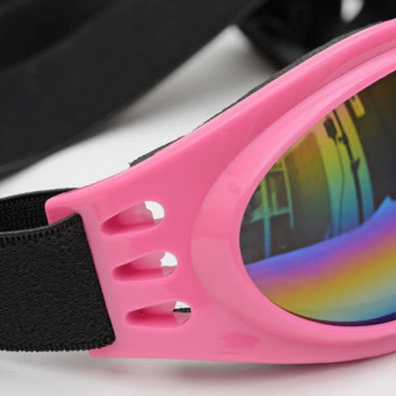 Dog Goggles & Sunglasses – Foldable Waterproof UV Eye Protection for Medium & Large Dogs
