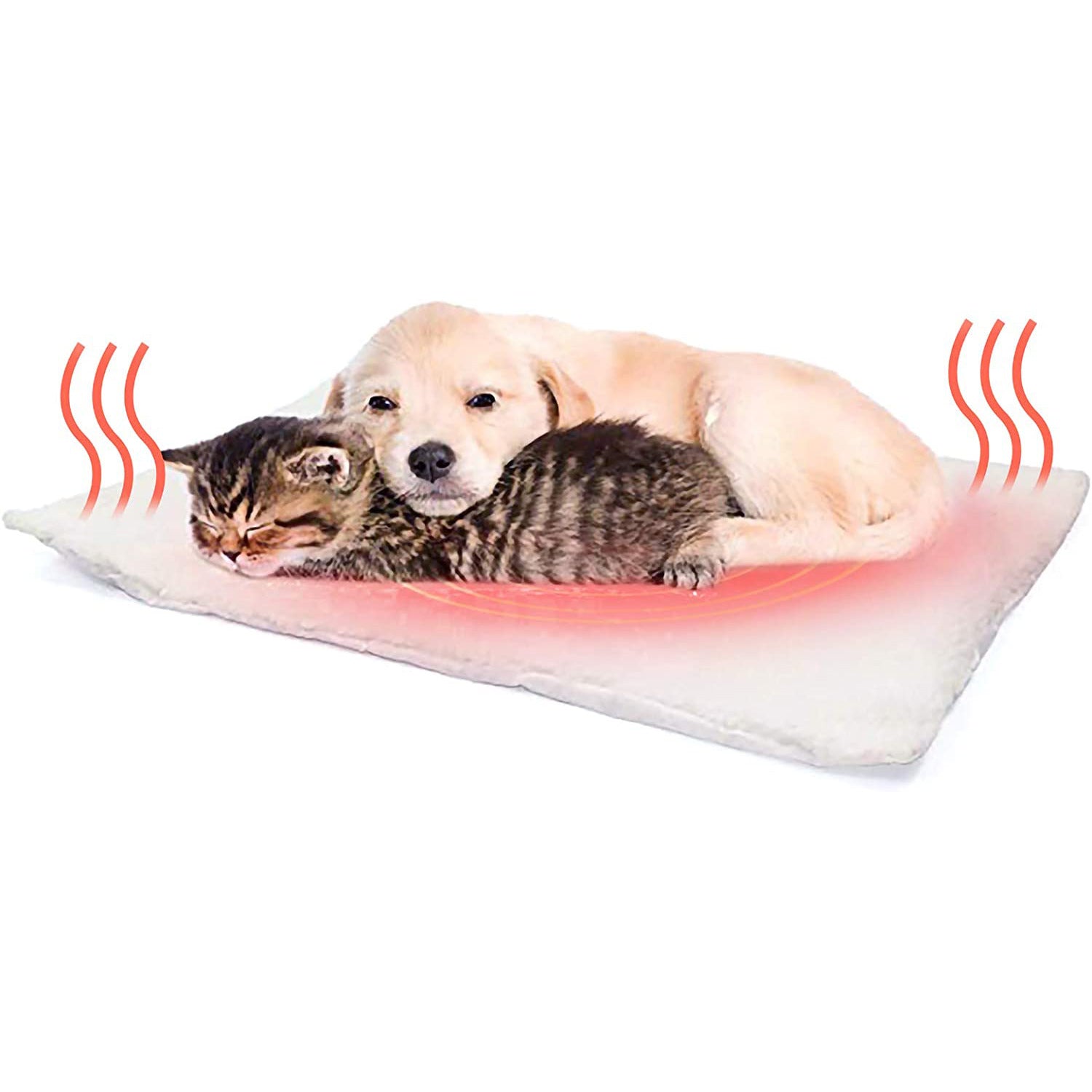 Self-Heating Pet Mat — Cashmere & Thermal Layer Blanket for Dogs & Cats, 60×45cm