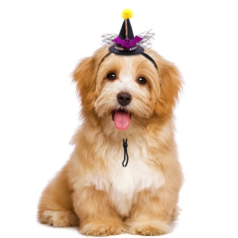 Halloween Pet Hat — Handmade Adjustable Headwear for Cats & Dogs, 9 Styles
