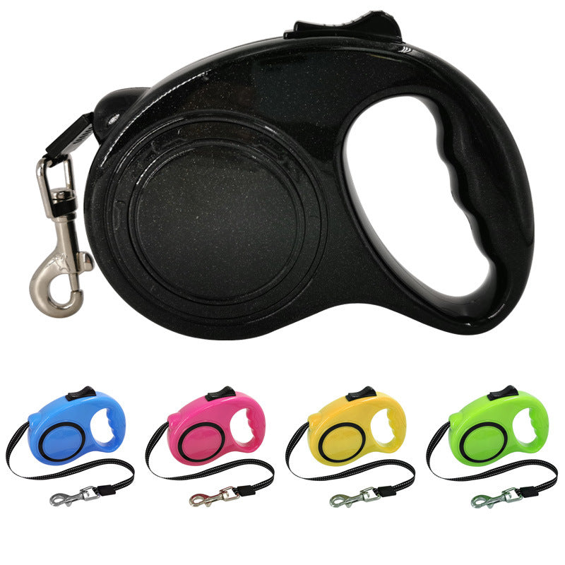 Retractable Dog Leash — ABS & Nylon, 7 Colors, 3M or 5M