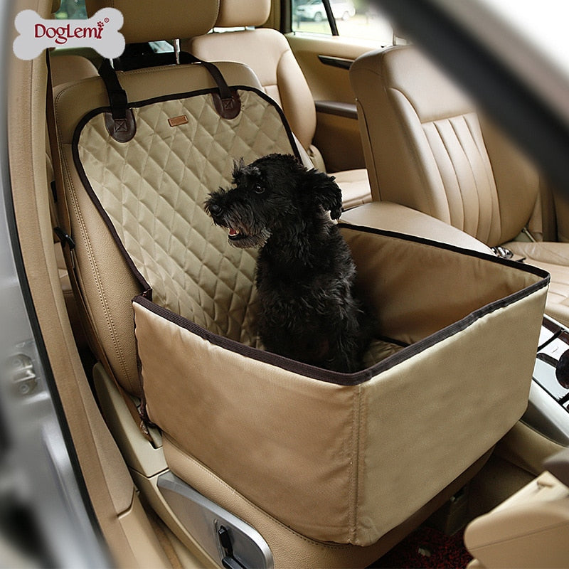 Waterproof Dog Car Seat Cover — Single Seat, Stain-Resistant, 3 Colors