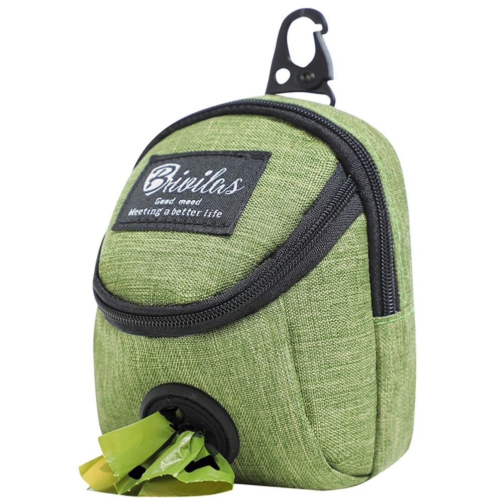 Dog Treat Pouch & Poop Bag Dispenser — Waterproof Oxford, 6 Colors, Clip-On
