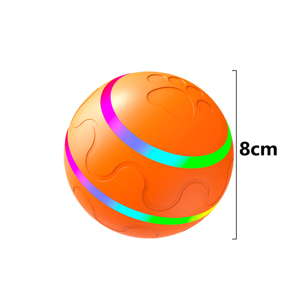 Electric Smart Pet Toy Ball — Auto & Remote Control, IP54 Waterproof, 4hr Battery