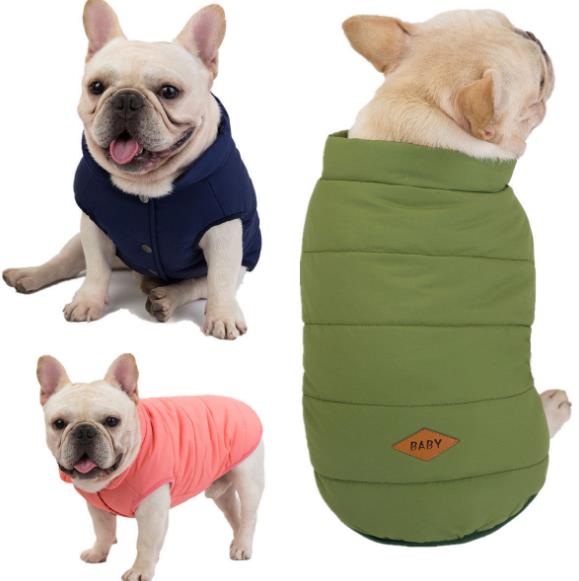 Dog Cotton Vest — Soft Polyester Tank Top for Dogs, Sizes S–XXL, 3 Colors