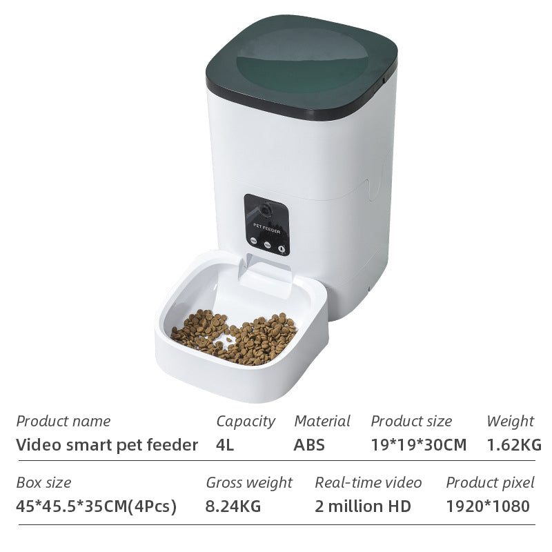 WiFi Smart Microchip Pet Feeder — App-Controlled, Timed Feeding, Battery-Powered