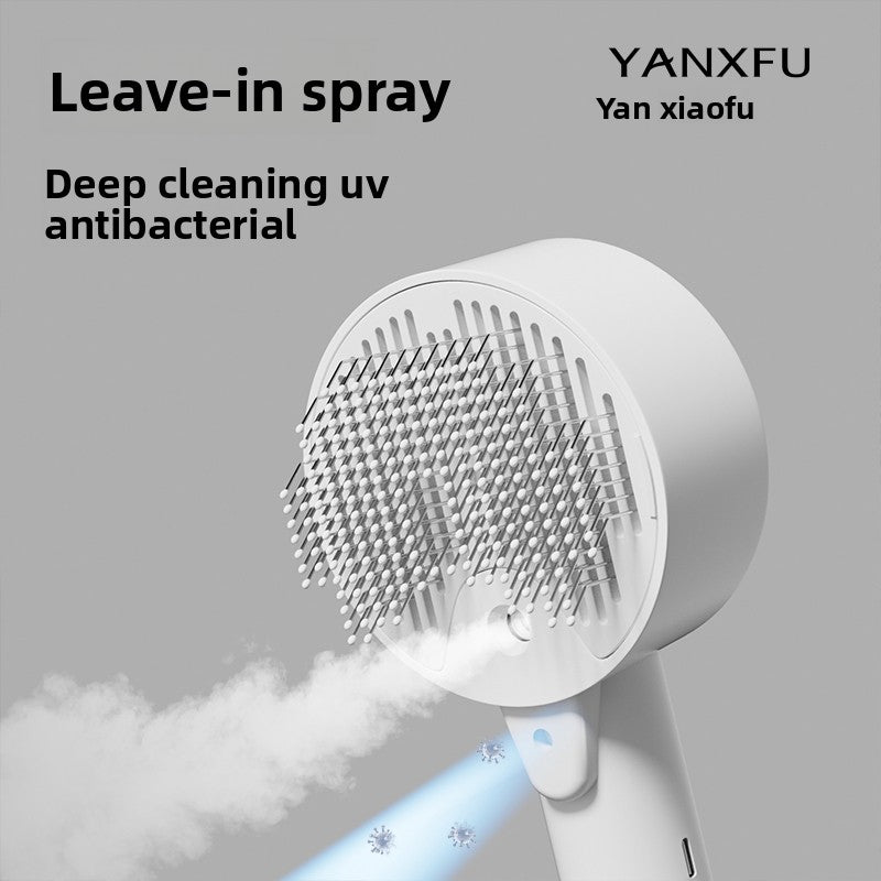 Steam Spray Cat Comb with UV Sterilization