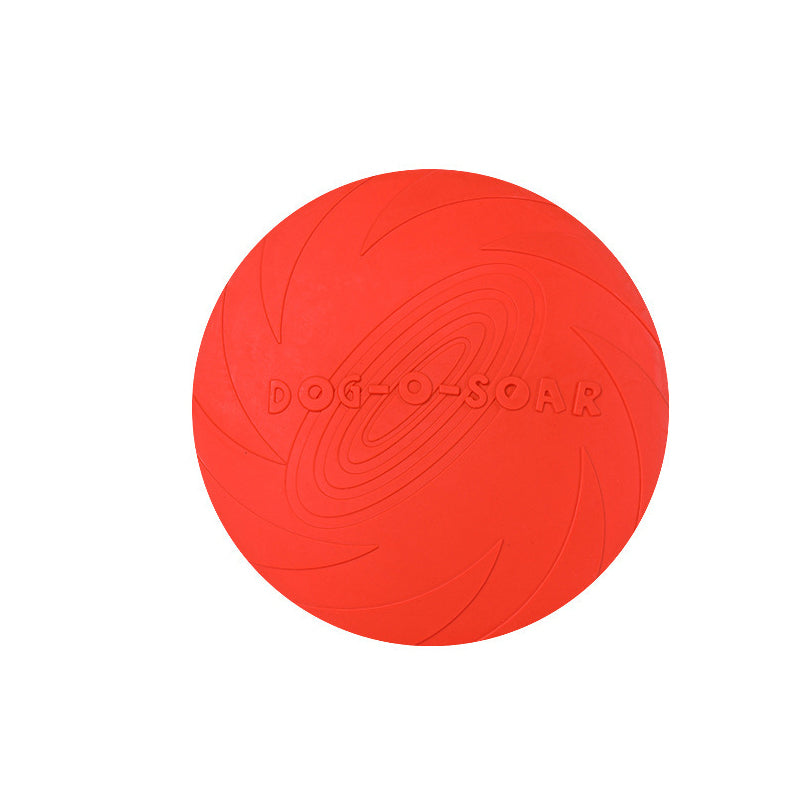 Soft Dog Frisbee — Bite-Resistant, Floating, 3 Sizes & 3 Colors