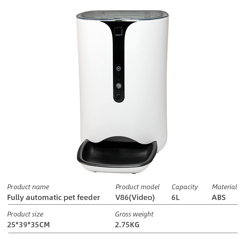 WiFi Smart Microchip Pet Feeder — App-Controlled, Timed Feeding, Battery-Powered