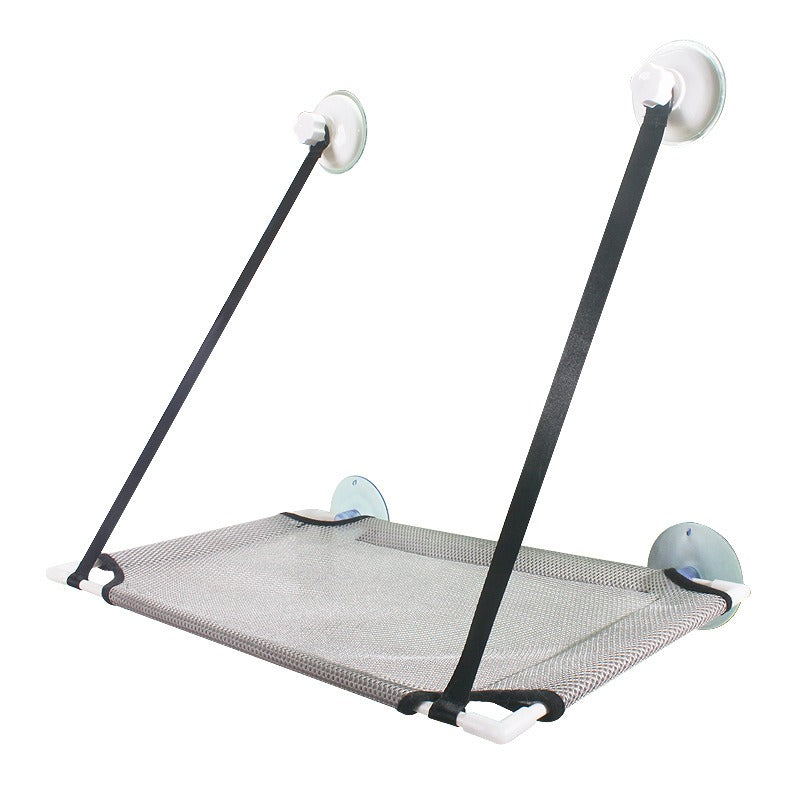Suction Cup Cat Window Hammock — Oxford & Mesh, 4 Styles, 55 lb Capacity