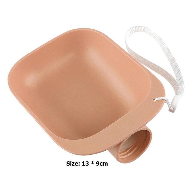 Portable Pet Water Bottle & Travel Bowl — 2-in-1, Leak-Proof, 5 Colors