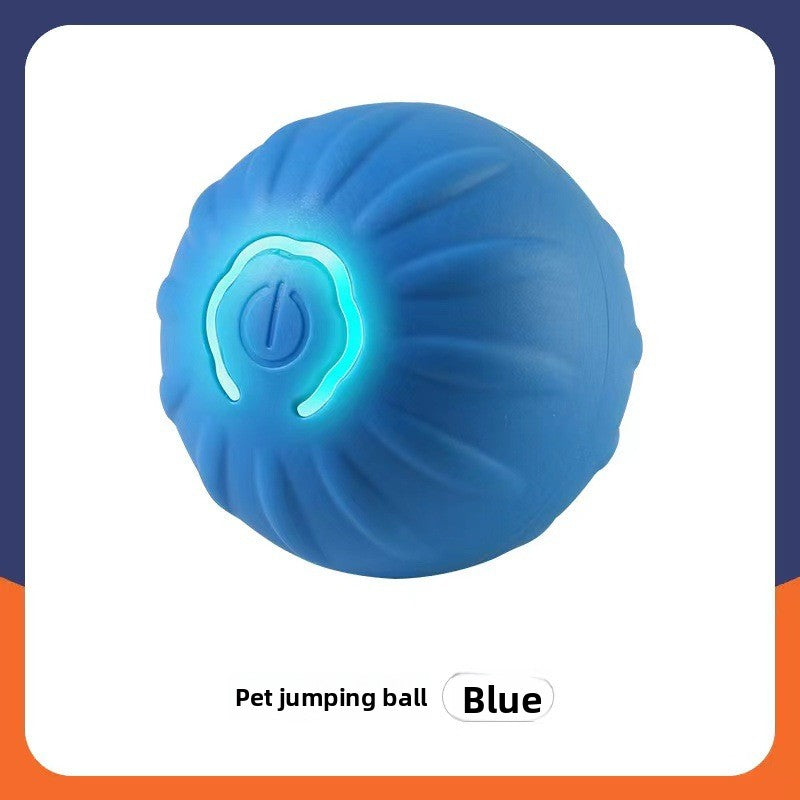 Electric Bouncing Pet Toy Ball — Interactive Anxiety Relief Toy for Dogs & Cats