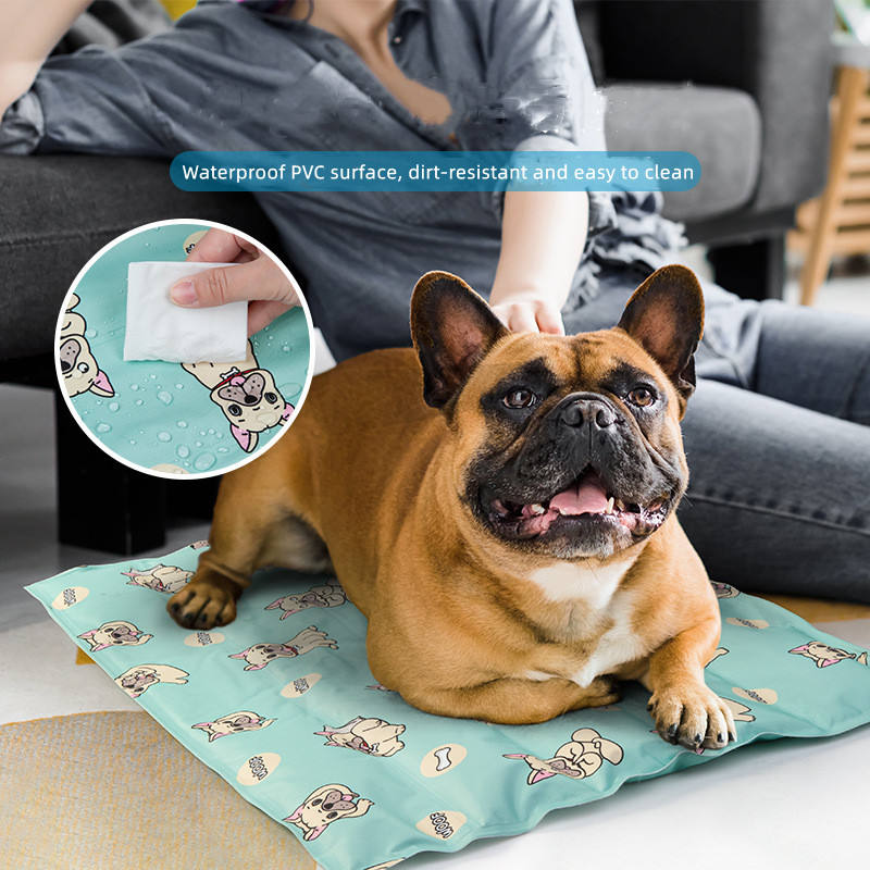 Gel Cooling Pet Pad — Ice Crystal Summer Cool Mat for Dogs & Cats