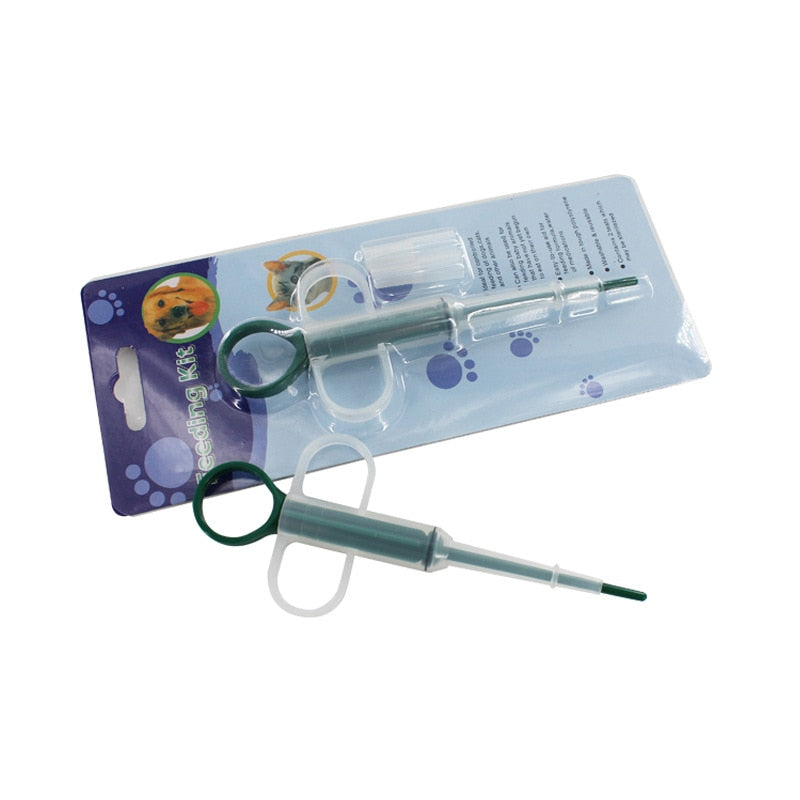 Pet Medicine Feeder Syringe — Easy Oral Dosing Tool for Dogs & Cats, 3 Colors