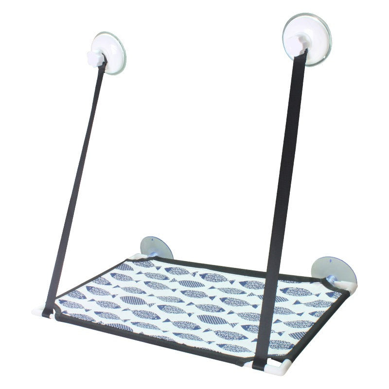 Suction Cup Cat Window Hammock — Oxford & Mesh, 4 Styles, 55 lb Capacity