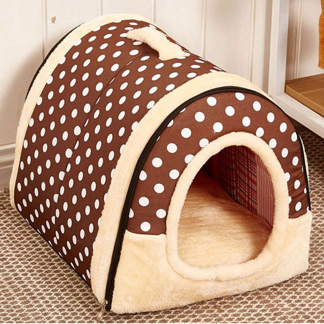 Detachable Pet Kennel Bed — Cozy Enclosed House for Cats & Small Dogs