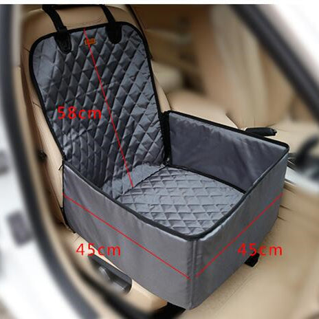 Waterproof Dog Car Seat Cover — Single Seat, Stain-Resistant, 3 Colors