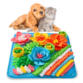 Pet Slow-Feeding Snuffle Mat — Polar Fleece, Machine Washable, 40×40cm, 2 Colors
