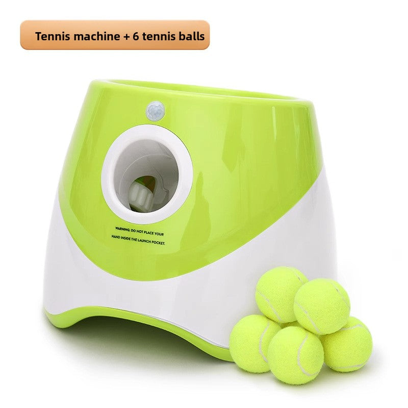 Automatic Dog Ball Launcher — Rechargeable, Self-Play, Includes Tennis Balls