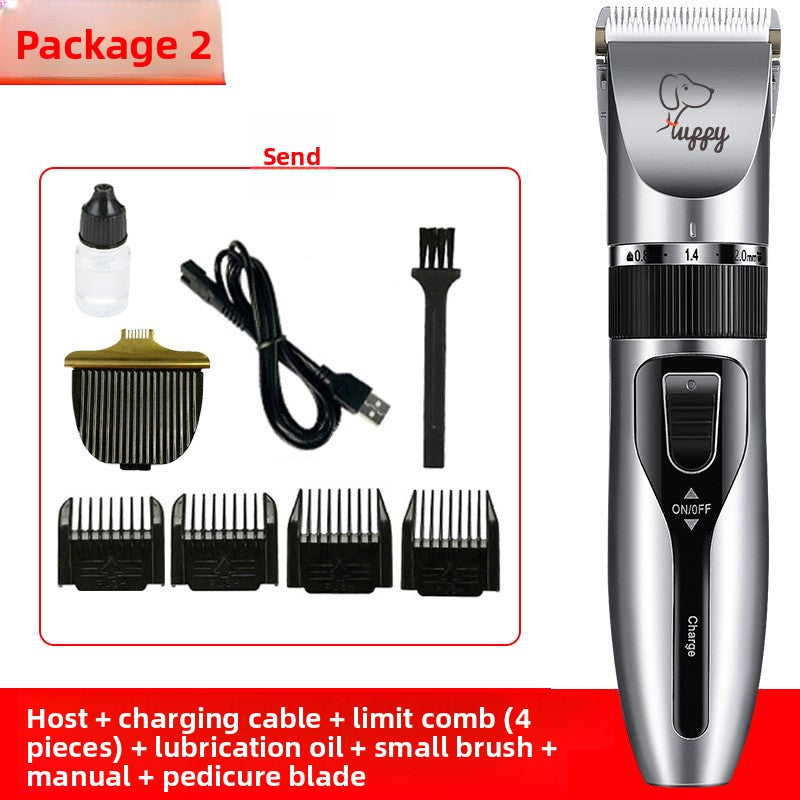 Professional Pet Hair Clipper Kit with Ceramic Blade