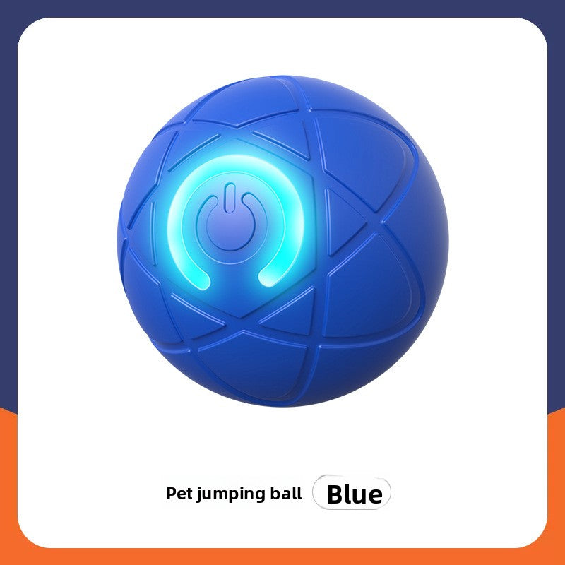 Electric Bouncing Pet Toy Ball — Interactive Anxiety Relief Toy for Dogs & Cats
