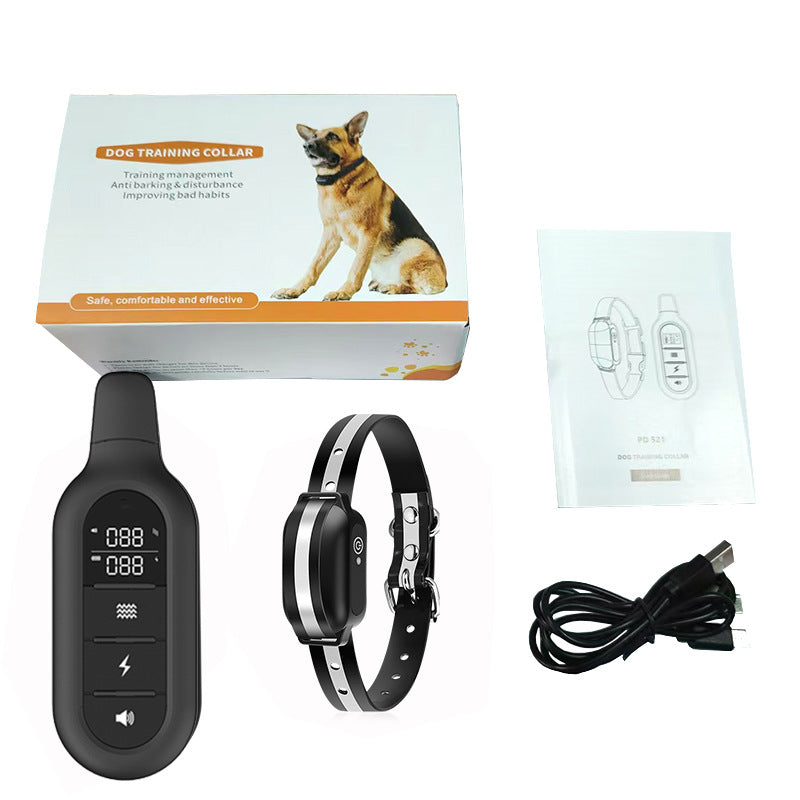 Adjustable Remote Dog Training Collar with Shock Vibration and Beep Modes