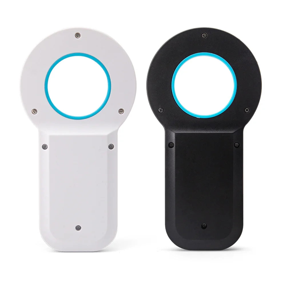 RFID Pet Microchip Scanner — 134/125kHz, OLED Display, USB & Bluetooth (W90B)