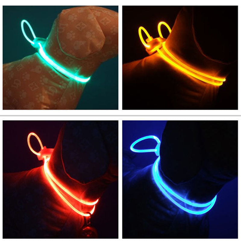 LED Luminous Dog Collar – Fruit-Themed Glow Safety Collar for Dogs | 31 in. (80cm)