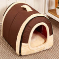 Detachable Pet Kennel Bed — Cozy Enclosed House for Cats & Small Dogs