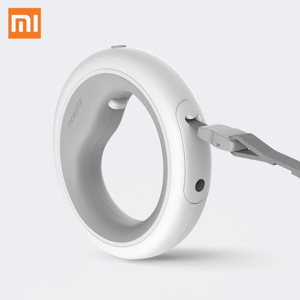 Retractable Dog Leash with LED Light — 2.6m, 60kg Tension, Ergonomic Ring Grip