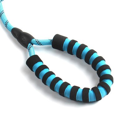 Reflective Nylon Dog Leash & Vest Harness Set — 4ft, 3 Widths, 5 Colors, Large Dogs