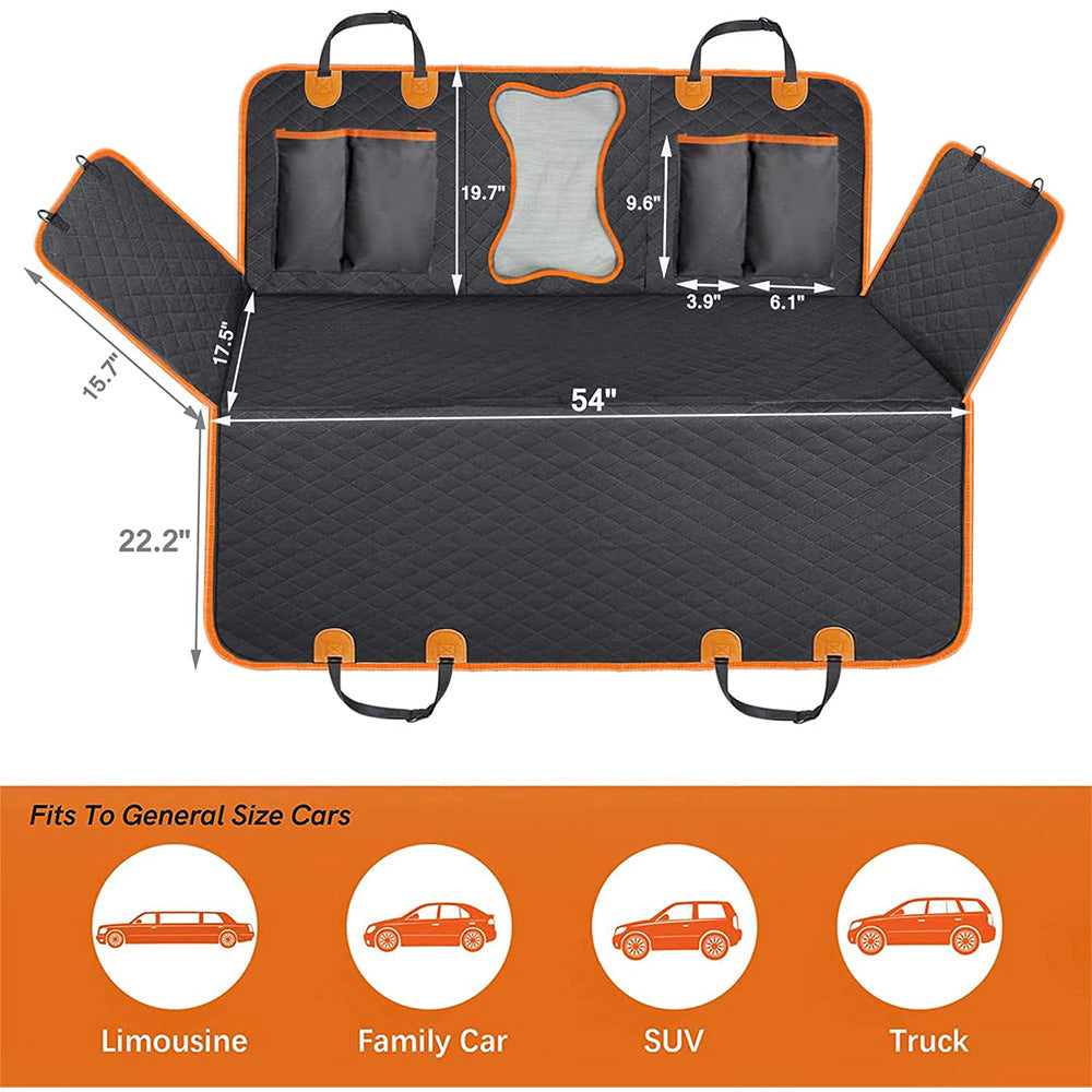 4-in-1 Waterproof Car Seat Cover for Dogs — Hammock, Bench & Truck Pad