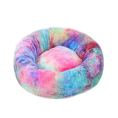 Donut Pet Bed — Ultra-Soft Corduroy, Washable, 3 Sizes, 8+ Colors