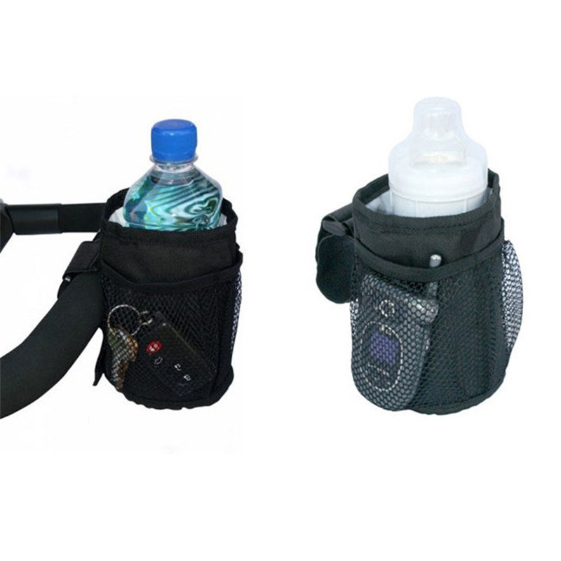 Universal Pet Stroller Cup Holder — Waterproof Drink Holder for Prams & Bikes