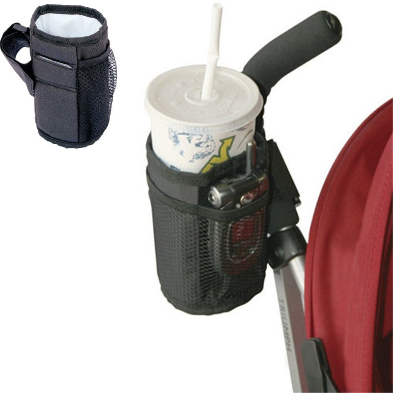 Universal Pet Stroller Cup Holder — Waterproof Drink Holder for Prams & Bikes