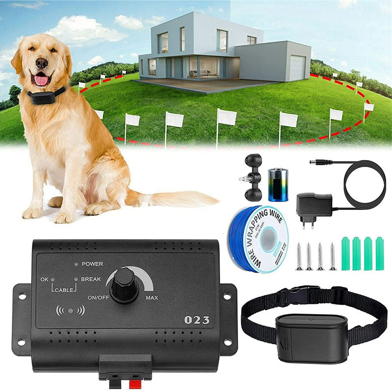 Wireless Invisible Dog Fence - Remote Control, Beep/Shock Collar, Outdoor Training