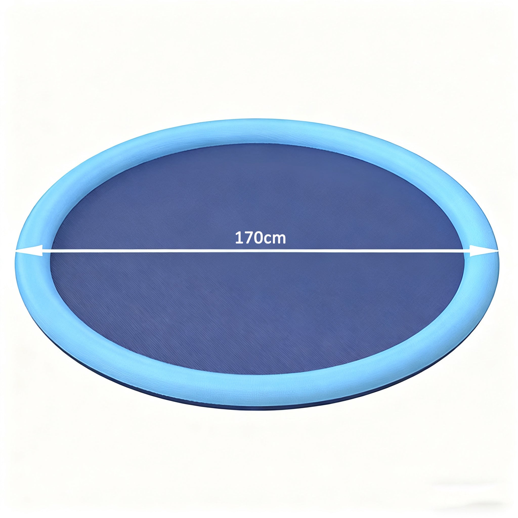 Pet Sprinkler Play Mat — Thickened PVC Water Splash Pad for Dogs