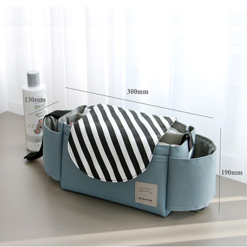 Hanging Pet Stroller Organizer Bag — Waterproof Storage Bag for Prams