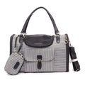 Crocodile PU Leather Pet Carrier Bag — Removable Pad, 3 Colors, S or M
