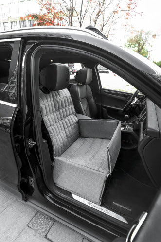 Car Front Seat Pet Mat & Cushion – Non-Slip Dog Car Seat Cover