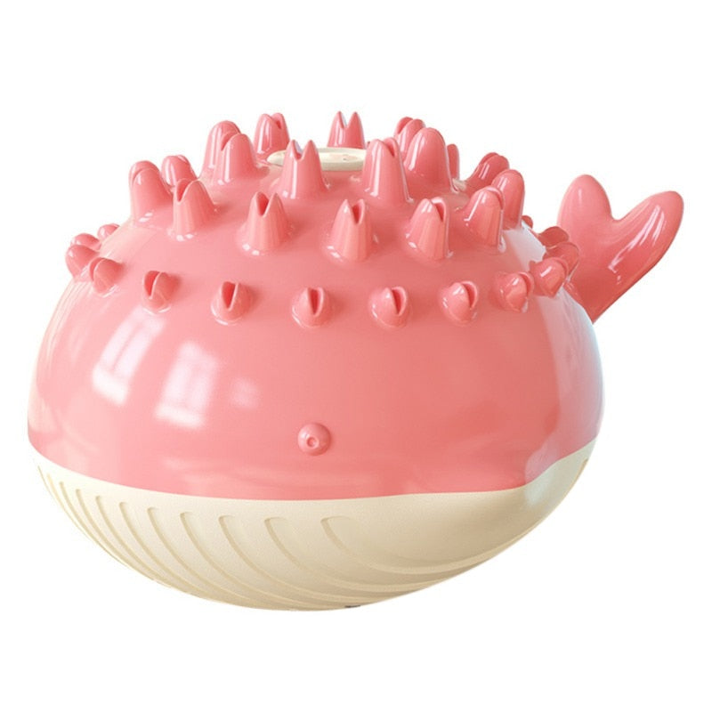 Crocodile Water Jet Floating Dog Toy — Squeaky, Molar, 140mm, 4 Colors