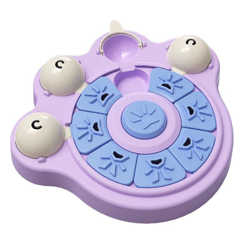 Slow Feeder Dog Puzzle Toy — Leak & Treat Dispensing, 2 Sizes, 6 Colors