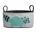 Animal Character Pet Stroller Organizer Bag — Cute Storage Pouch for Pet Prams