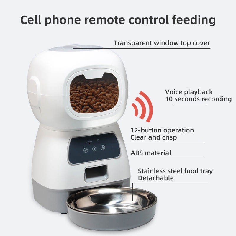 WiFi Smart Microchip Pet Feeder — App-Controlled, Timed Feeding, Battery-Powered