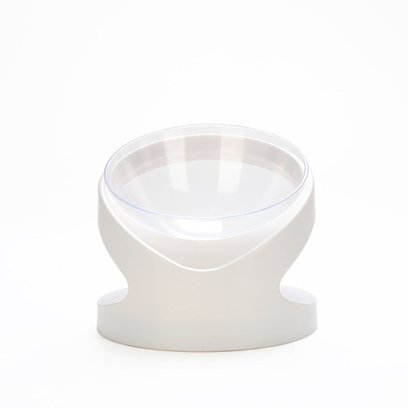 Tilted Ergonomic Pet Food Bowl — Cervical Support for Cats & Dogs