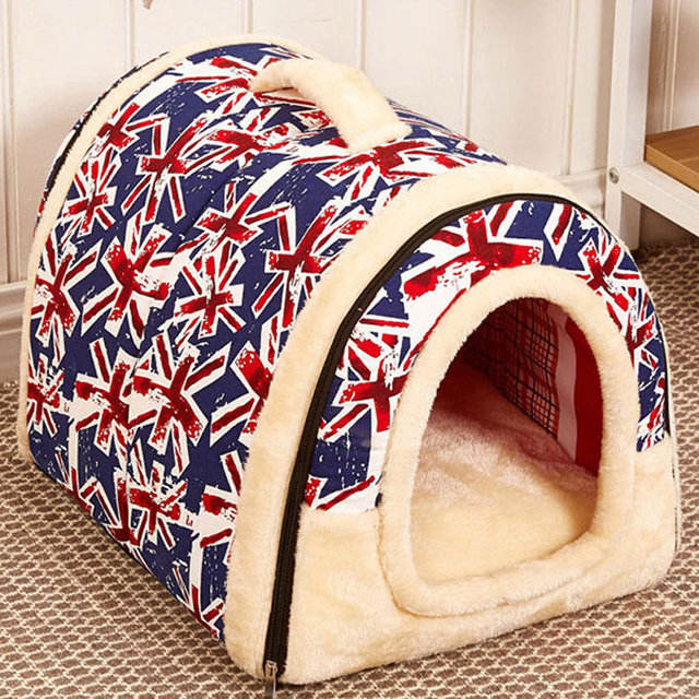 Detachable Pet Kennel Bed — Cozy Enclosed House for Cats & Small Dogs