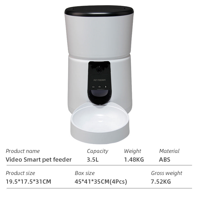 WiFi Smart Microchip Pet Feeder — App-Controlled, Timed Feeding, Battery-Powered