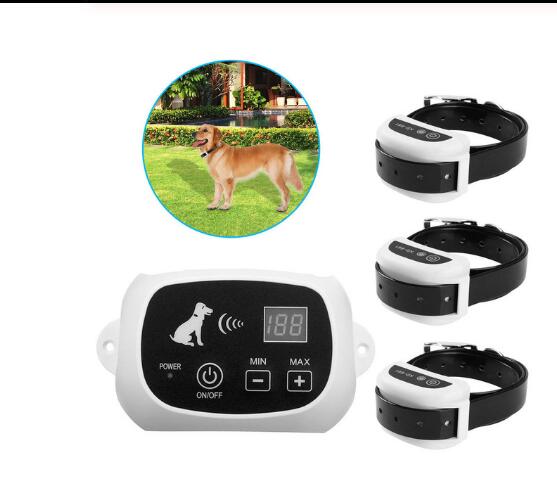Wireless Electric Dog Fence — 500m Radius, Waterproof Rechargeable Receiver, 1–3 Dogs