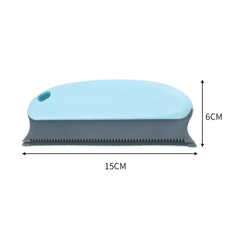 Pet Hair Remover Brush — Reusable, ABS & TPR, Works on Furniture & Clothing, 3 Colors