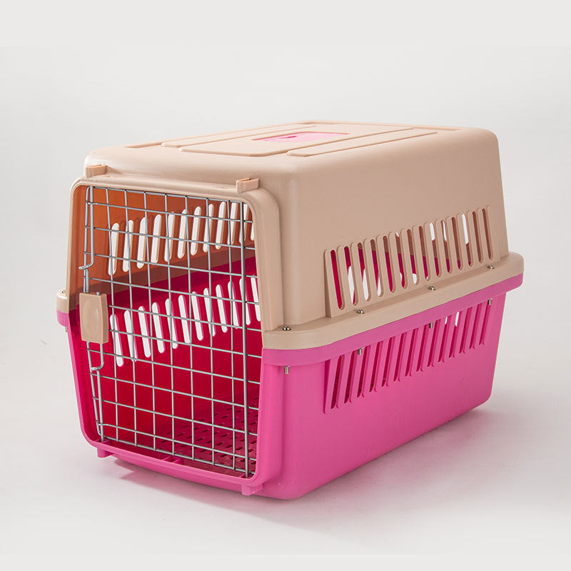 Hard-Shell Pet Travel Carrier — Airline-Approved Dog & Cat Crate, 3 Colors, S/M/L