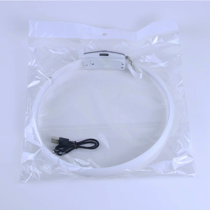 LED Glow Dog Collar — Multi-Color, Cuttable, All-Season Safety Collar